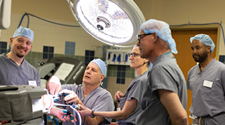 Providers in operating room